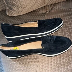 Naturalizer Rosalie Leather Tassel Loafer women size 9 W